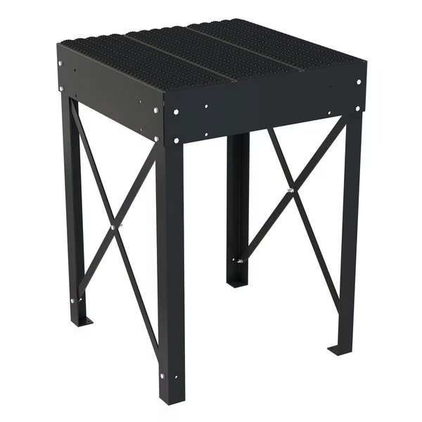 Work Plt 70 In. x 36 In. x 36 In., Vestil, Mfr#: PWPS-70-3636-BK